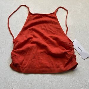 Out From Under Urban Outfitters Ruched Cami Tank Top M/L Burnt Orange NWT